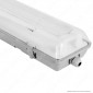 Life Plafoniera Doppia Impermeabile per 2 Tubi LED T8 da 120cm - mod. 39.PFL0212